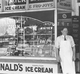 Frew's Dairy, Devonport